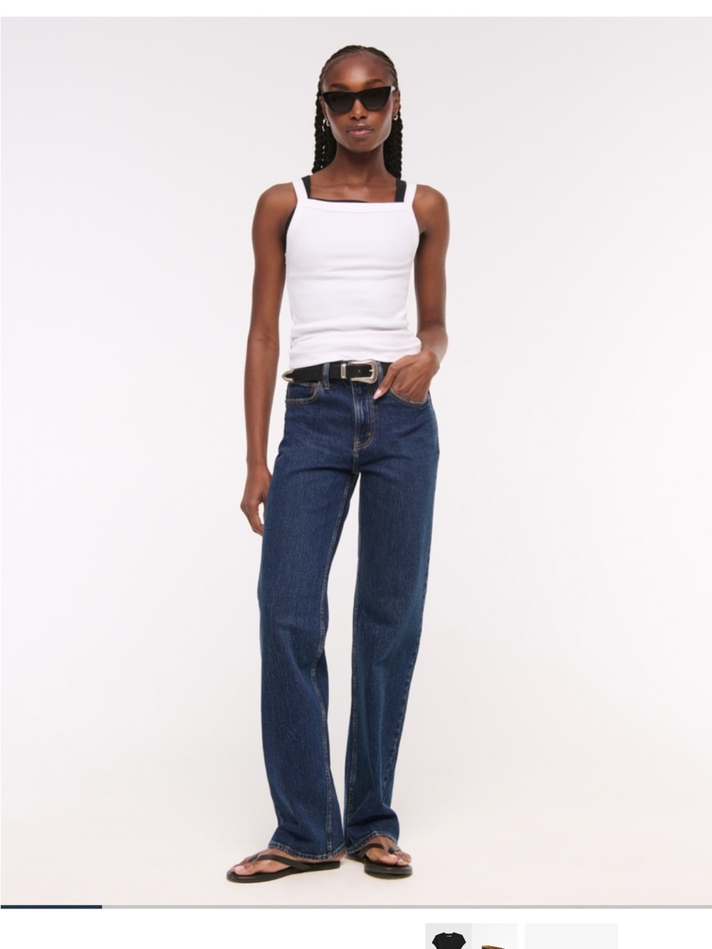 Abercrombie & Fitch High Rise Curve Love The 90’s Relaxed Jean Size 25L (0 Long)